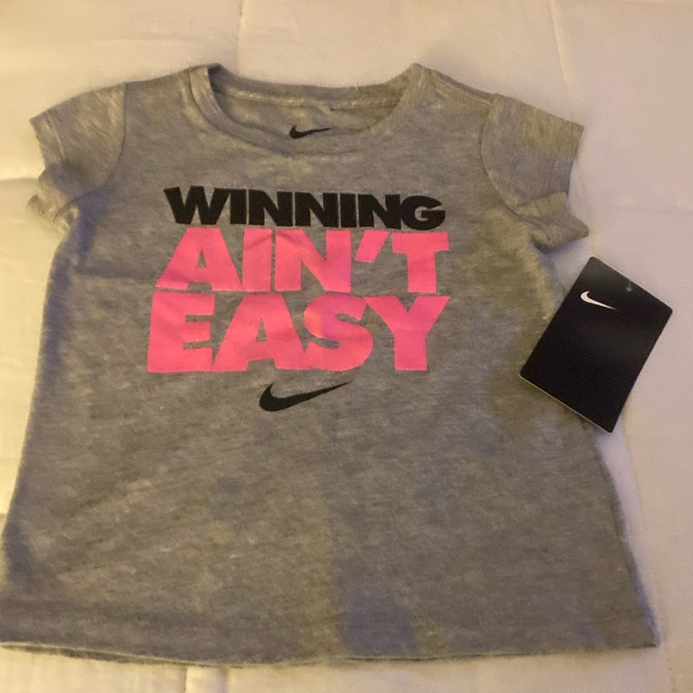 Nike WINNING AIN’T EASY Girl’s 2T Shirt NWT